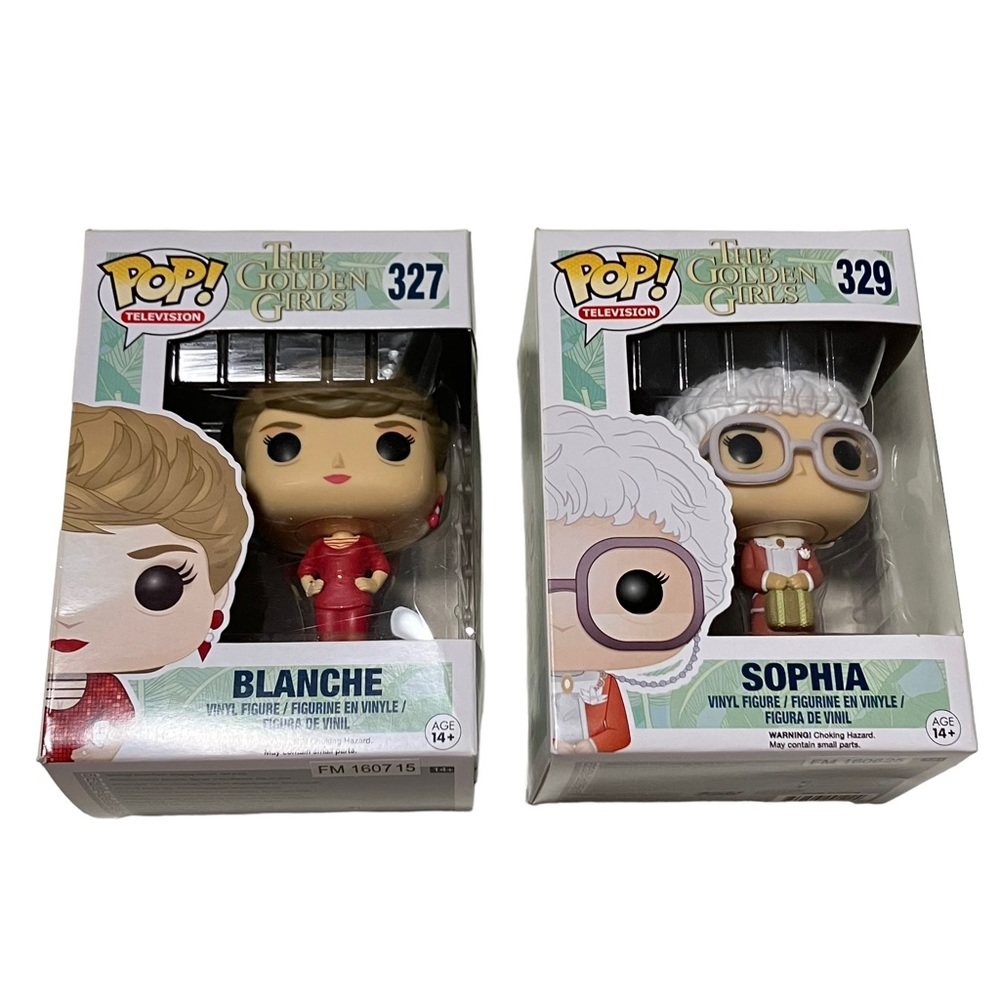 Funko Pop! The Golden Girls Blanche 327 & Sophia 329 NEW